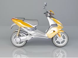Sport Moped 3d model preview