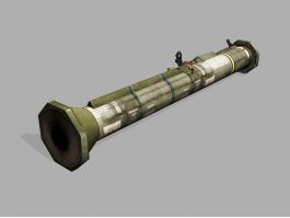 AT-4 Rocket Launcher 3d preview