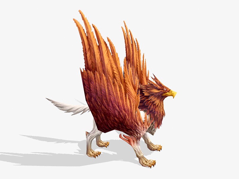 Griffon Mythical Creature 3d rendering