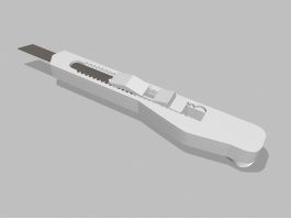 Snap-off blade Utility Knife 3d preview