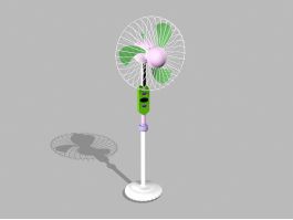 Electric Stand Fan 3d model preview