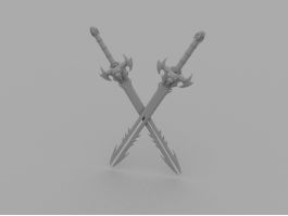 Orc Sword 3d preview