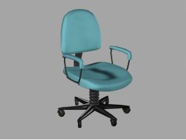 Blue Office Chair 3d preview