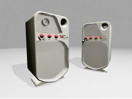 Small Computer Speakers 3d preview