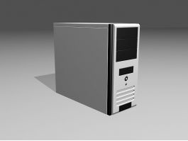 Desktop PC Case 3d preview