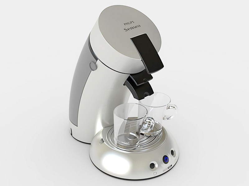 Philips Senseo Coffee Machine 3d rendering