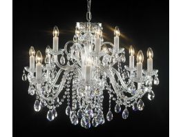 Crystal Candle Chandelier 3d model preview