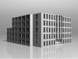 University Library Building 3d preview