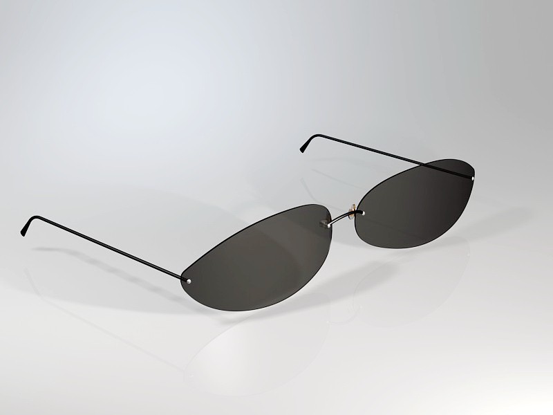 Modern Sunglasses 3d rendering