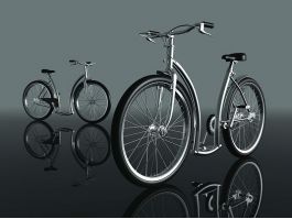 Womens Cruiser City Bike 3d model preview