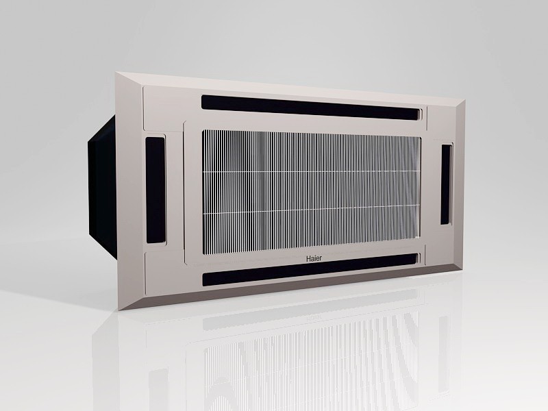 Window Mounted Air Conditioner 3d rendering