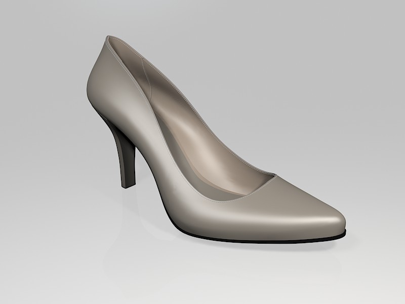 High Heel Dress Shoes 3d rendering