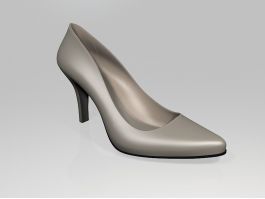 High Heel Dress Shoes 3d model preview