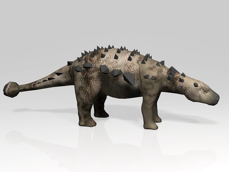 Ankylosaurus Dinosaur 3d rendering