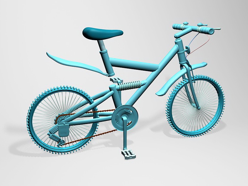 Professional Mountain Bike 3d rendering