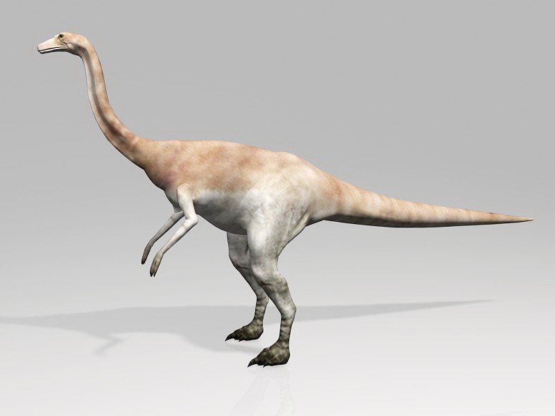Jurassic Gallimimus Dinosaur 3d rendering
