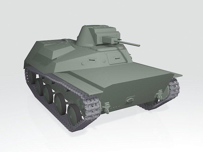 WW2 American T30 Heavy Tank 3d rendering