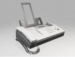 Sharp Fax Machine 3d preview
