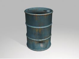 Old Fuel Barrel 3d preview