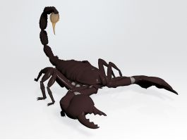 Black Scorpion 3d model preview