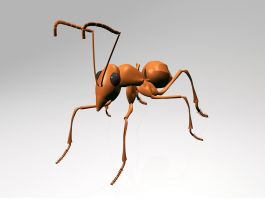 Big Red Ant 3d preview