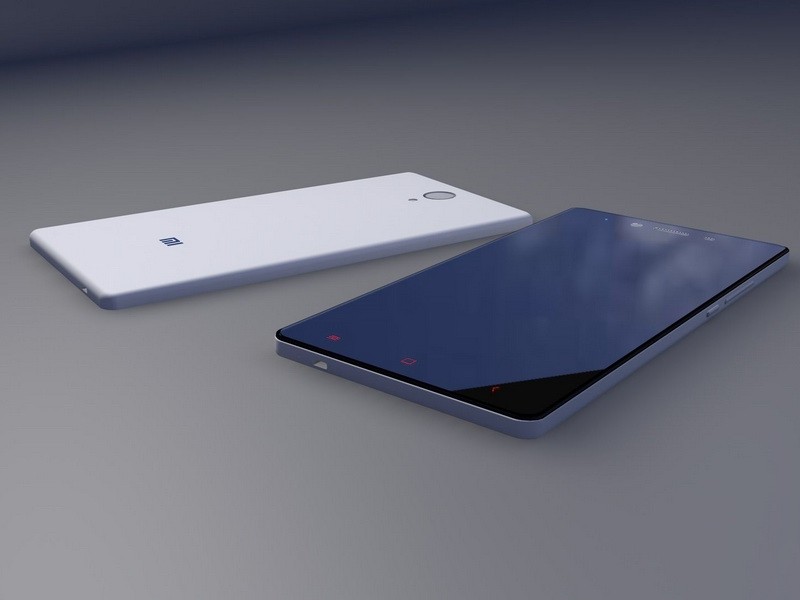 Redmi Note 2 Android Smartphone 3d rendering