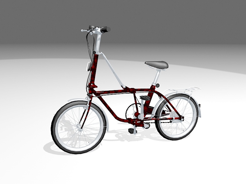 Boy's Bike 3d rendering
