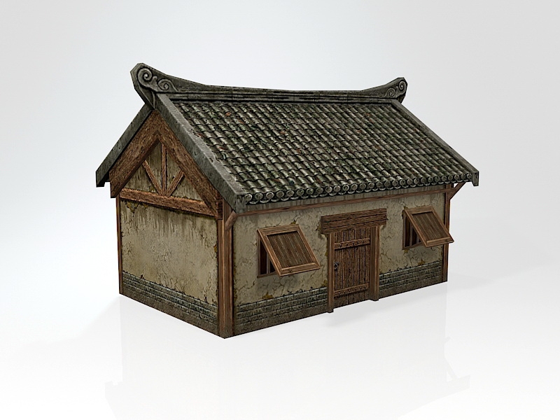 Ancient Chinese Dwelling 3d rendering