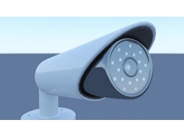 Outdoor Bullet Security Camera 3d preview