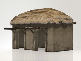 Thatched Storehouse 3d preview