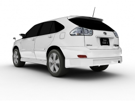 Toyota Harrier Hybrid 3d preview