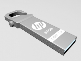Hp USB Flash Drive 3d preview