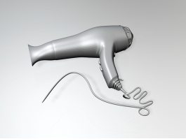 Home Hair Dryer 3d preview