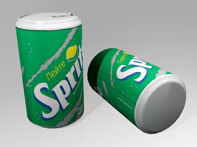 Sprite Can 3d rendering