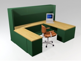 Open Office Workstations 3d preview