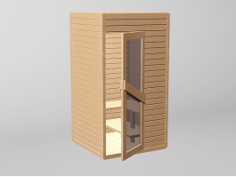 Small Sauna Room 3d model preview