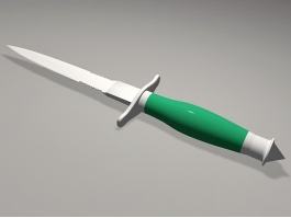 Fruit And Vegetable Knife 3d model preview