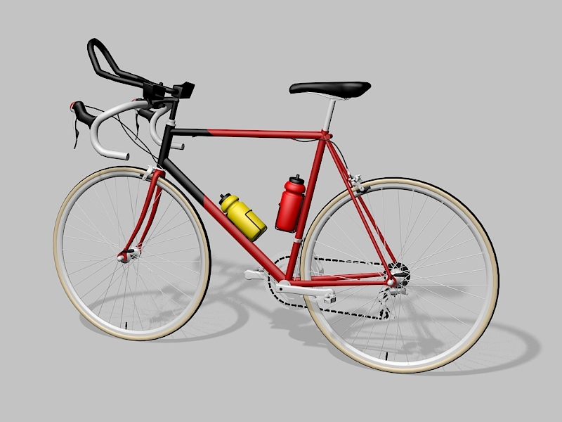 Vintage Gitane Bike 3d rendering