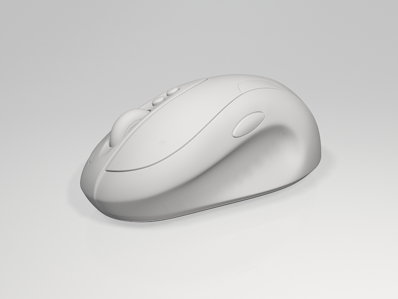 Computer Mice 3d rendering