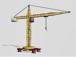 Old Tower Crane 3d preview