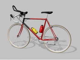 Vintage Gitane Bike 3d preview