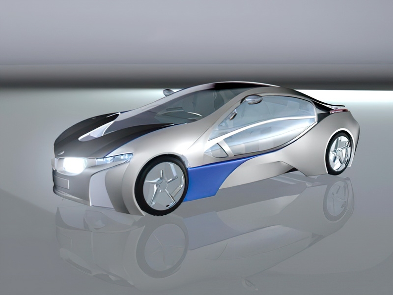 BMW i8 Concept 3d rendering