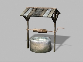 Old Water Well 3d model preview