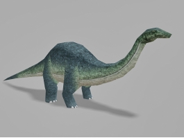 Animated Brontosaurus Dinosaur Rig 3d preview