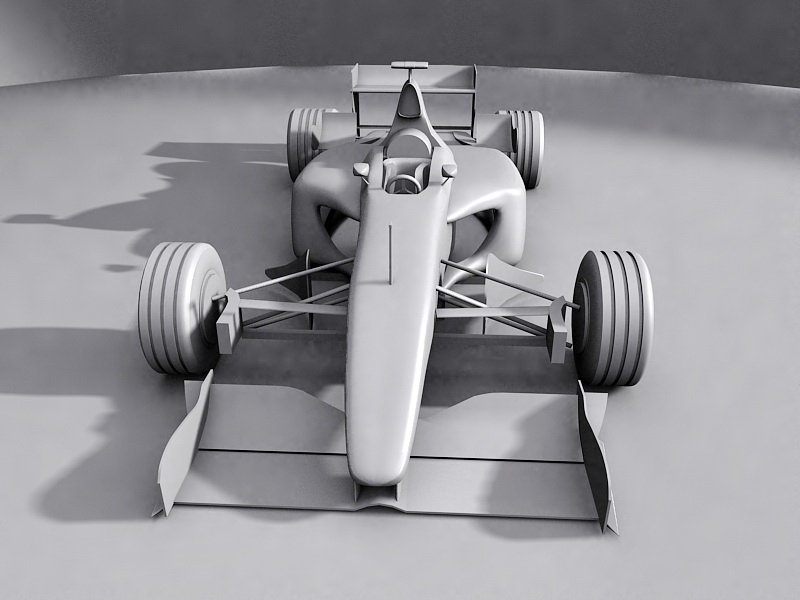 Ferrari F1 Race Car 3d rendering