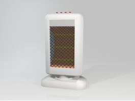 Electric Radiative Space Heater 3d model preview
