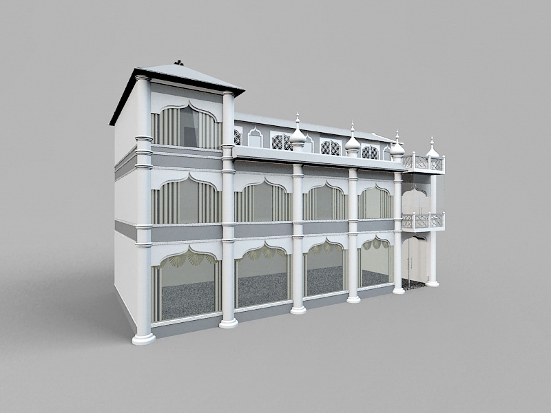 Arabian House Design 3d rendering