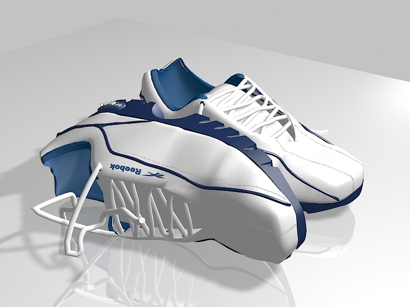 Reebok Sneakers 3d rendering
