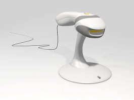 Handheld Barcode Scanner 3d preview