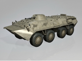 Russian BTR-80 APC 3d preview
